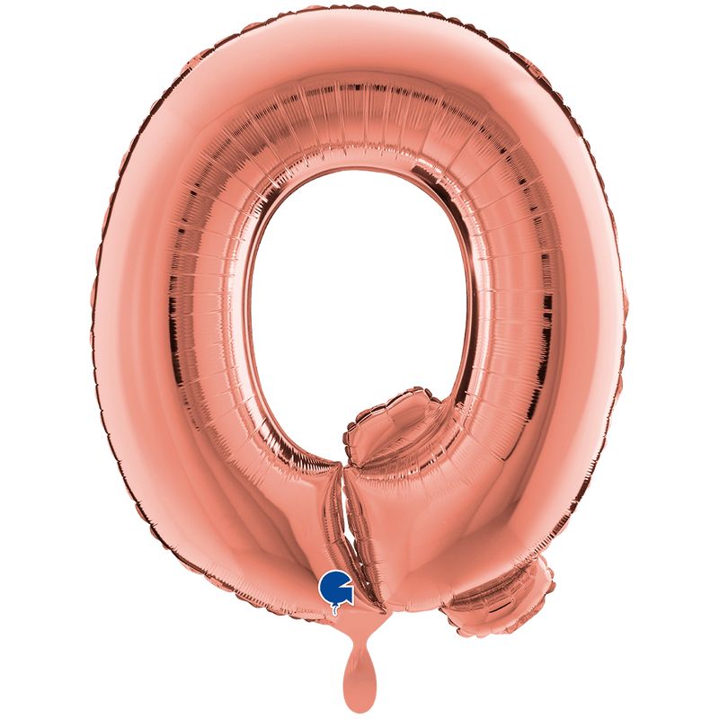 Buchstabenballon Q XXL - Rosegold