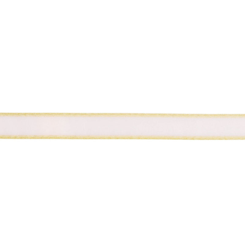 ORGANZABAND ROSA/GOLD 16MMX3M