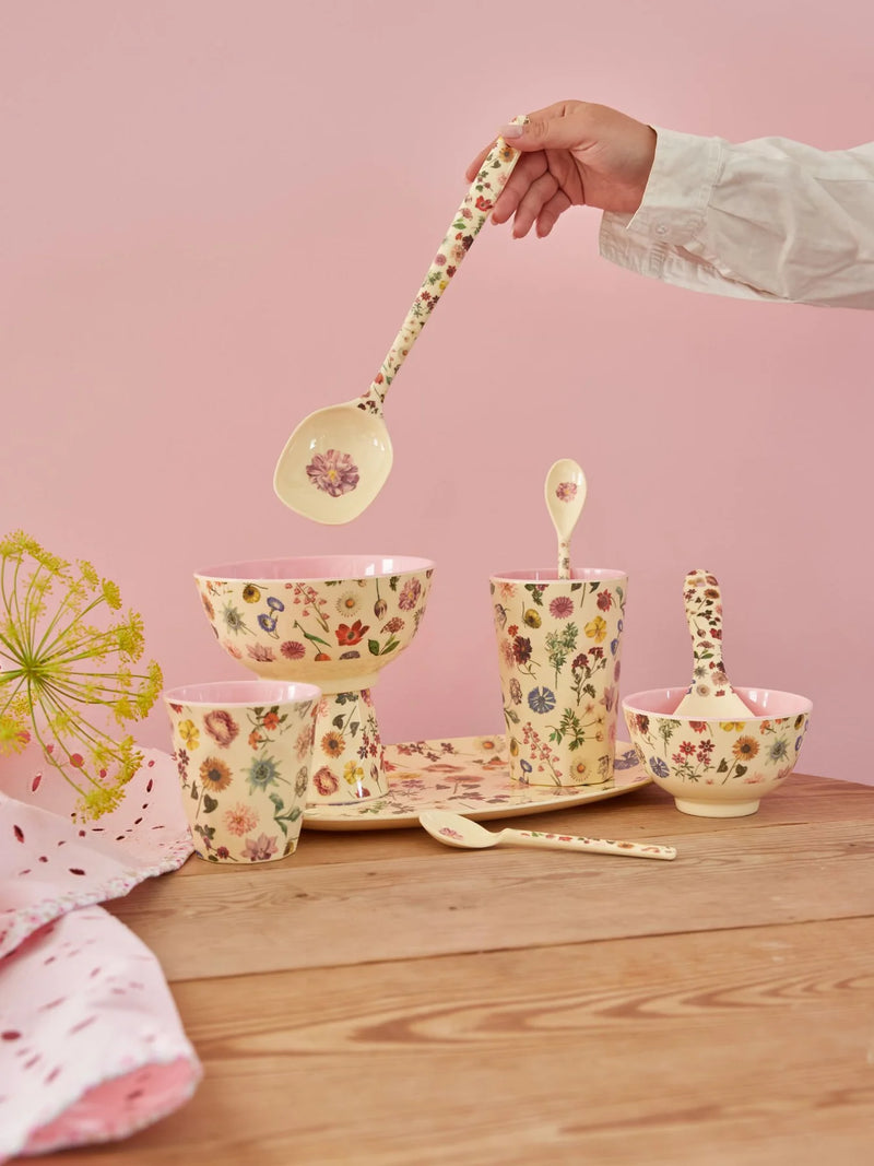 Hoch Becher - Crème - Floras Dream Print