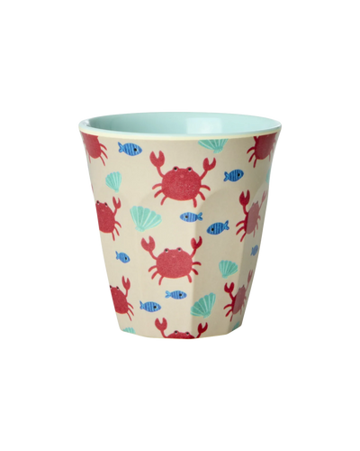 Kleine Becher - Blau - Ocean Print - 6er Pack