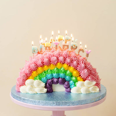 Talking Tables - Pastellfarbene „Happy Birthday“ -Buchstabenkerzen | Boutique Ballooons