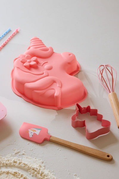 Silikon-Backform – Koralle – Unicorn Love – 4er-Set