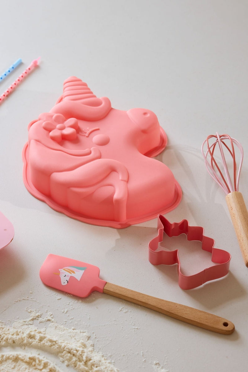 Silikon-Backform – Koralle – Unicorn Love – 4er-Set