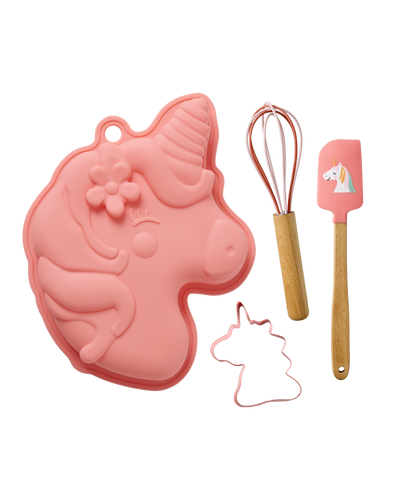 Silikon-Backform – Koralle – Unicorn Love – 4er-Set