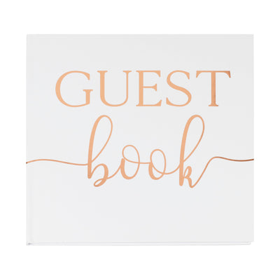 Rose Gold Foil Wedding Guest Book | Boutique Ballooons