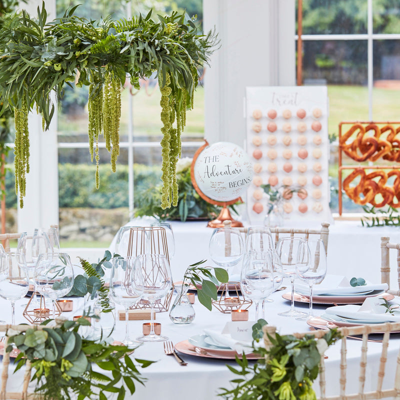 Rose Gold Foil Wedding Guest Book