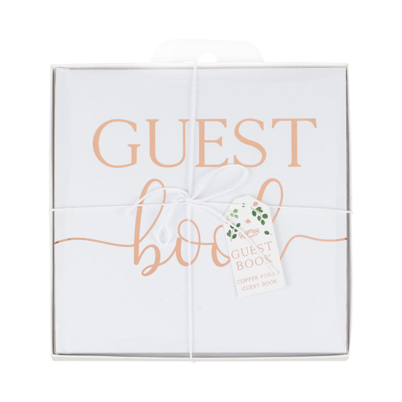 Rose Gold Foil Wedding Guest Book | Boutique Ballooons