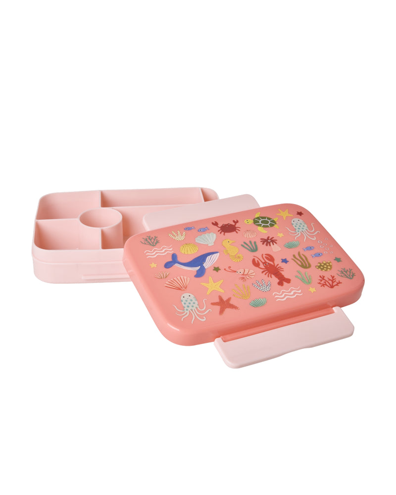Plastik Brotdose - Koralle - Ocean Print
