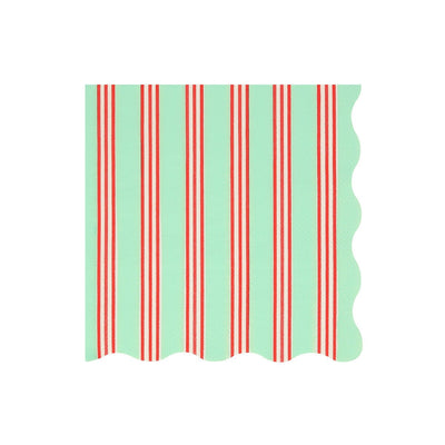 Festive Stripe Large Napkins