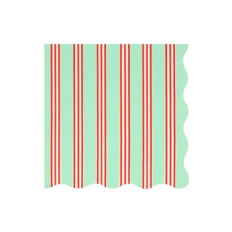 Festive Stripe Large Napkins