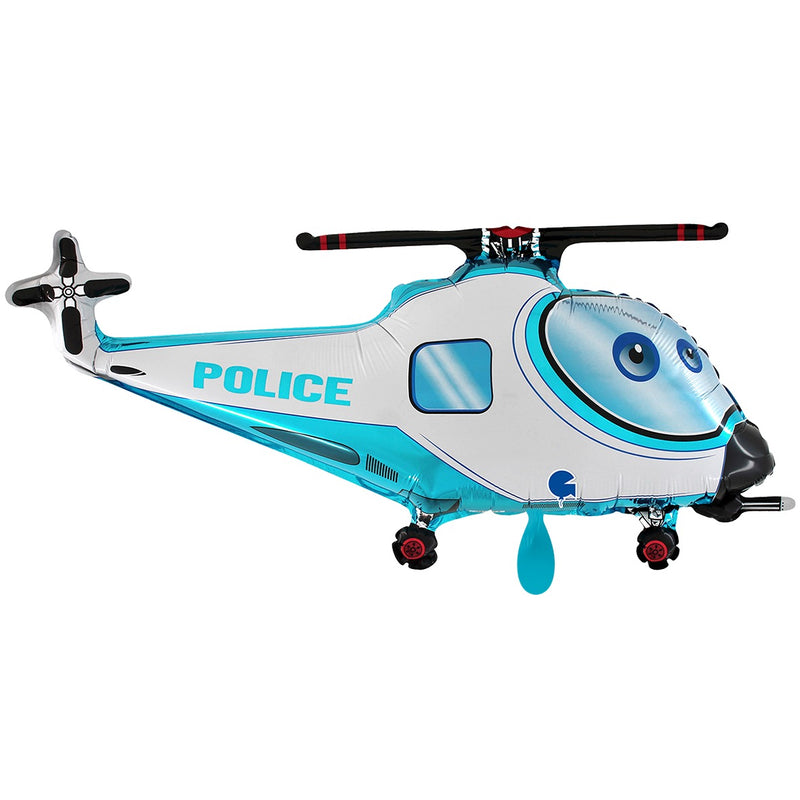 Folienballon Police Helicopter XXL