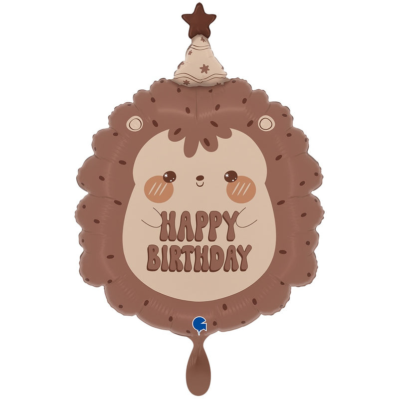 Folienballon Happy Birthday Hedgehog XXL