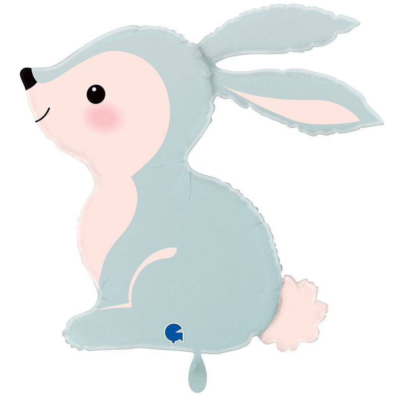 Folienballon Woodland Blue Bunny XXL