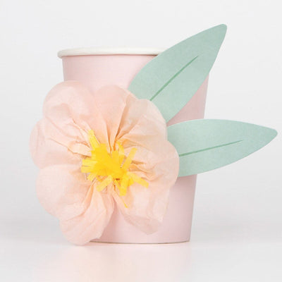 Paper Flower Cups (x 8)