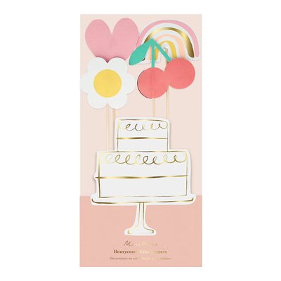 Happy Icons Cake Toppers (x 4)