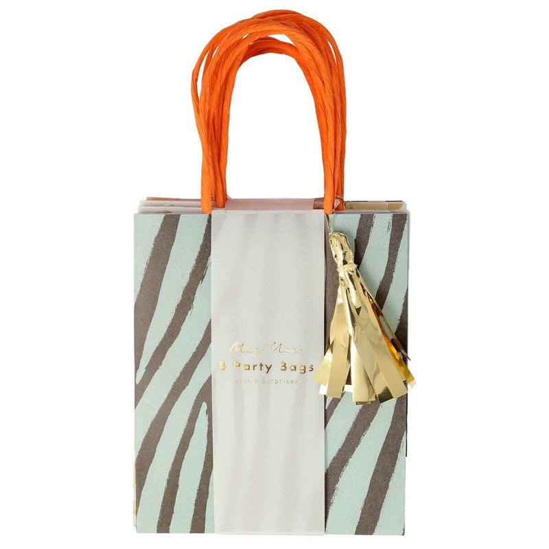 Safari Animal Print Party Bags (x 8)