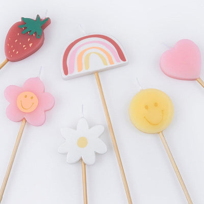 Happy Icons Candles (x 6)