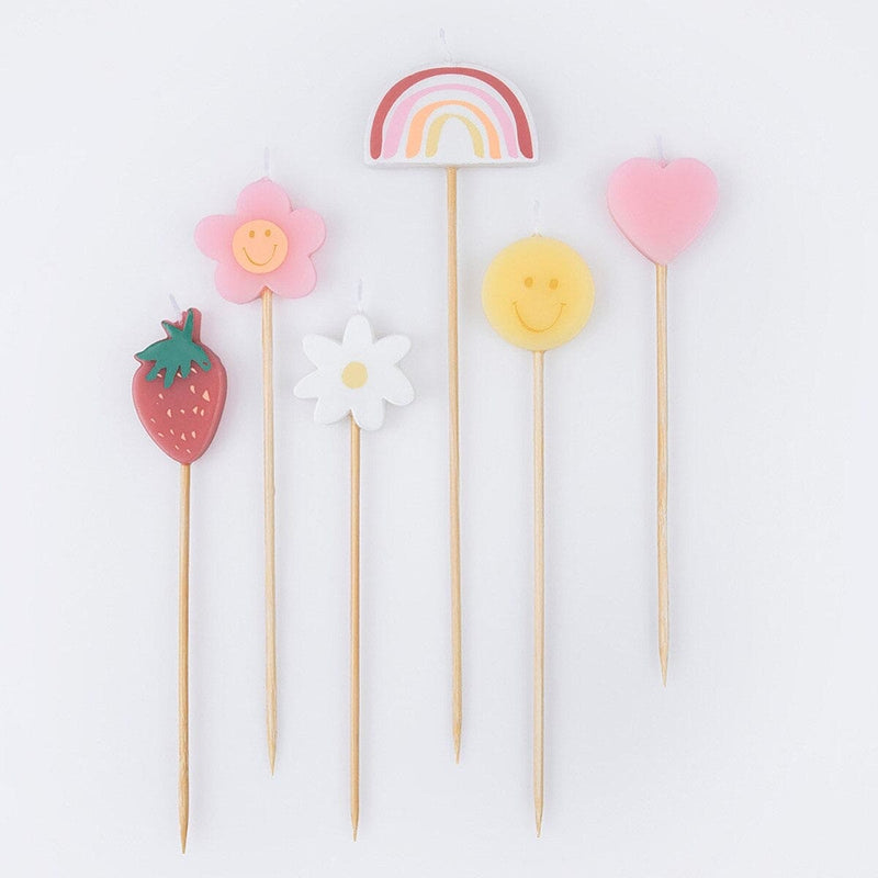 Happy Icons Candles (x 6)
