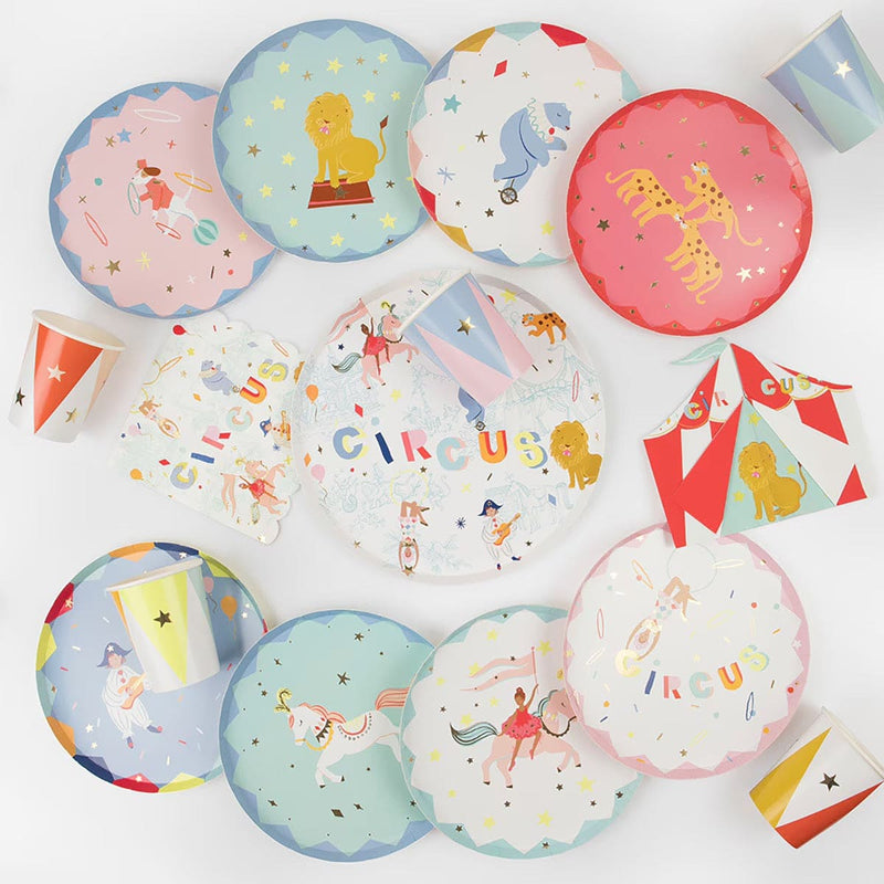 Circus Cups (x 8)