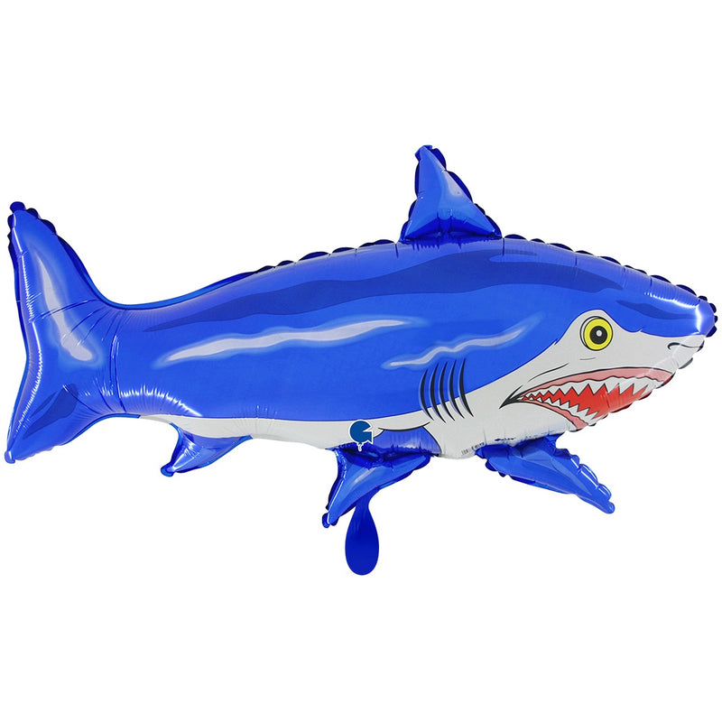 Folienballon Shark Blue XXL