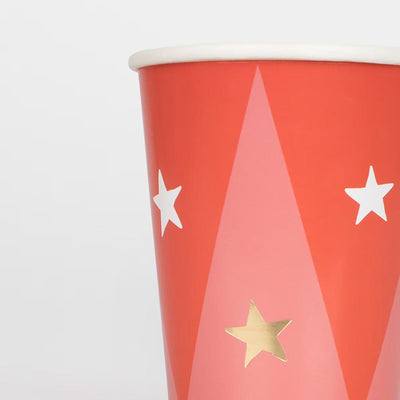 Circus Cups (x 8)