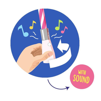 BF KERZE MIT SONG "HAPPY BIRTHDAY", 4-FACH SORTIERT