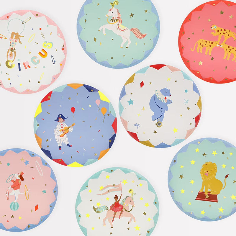 Circus Side Plates (x 8)