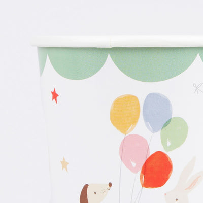 Animal Friends Cups (x 8)