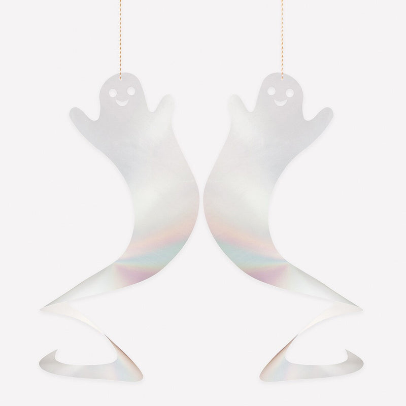 Spinning Ghost Decorations (x 10)