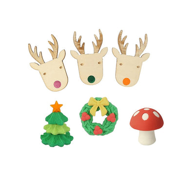 Woodland Jumper Reindeer No-Snap Crackers (x 6)
