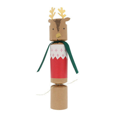 Woodland Jumper Reindeer No-Snap Crackers (x 6)