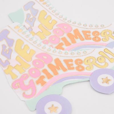 Roller Skate Napkins (x 16)