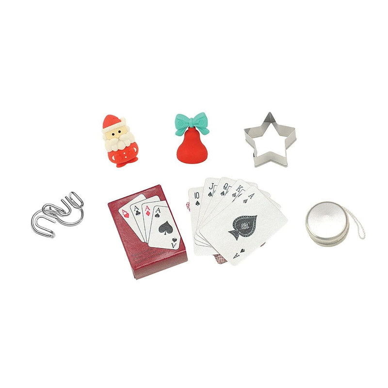 Merry & Bright Christmas Crepe No-Snap Crackers (x 6)