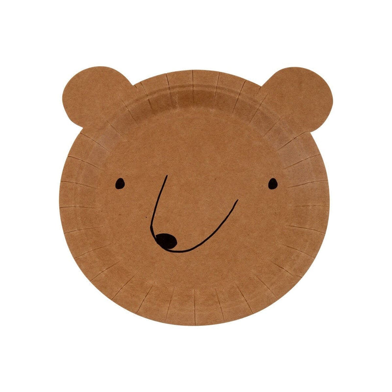 Kleine Wildnis Bär-Pappteller (x8)