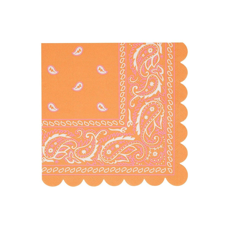 Western Bandana Large Napkins (x 16)