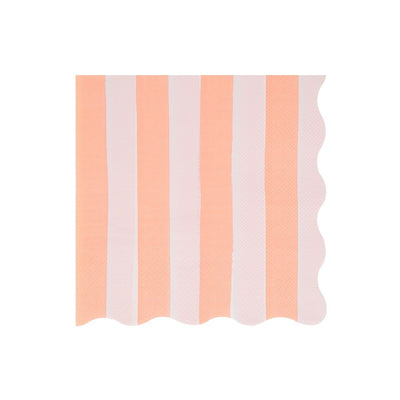 Pastel Stripe Large Napkins (x 16)