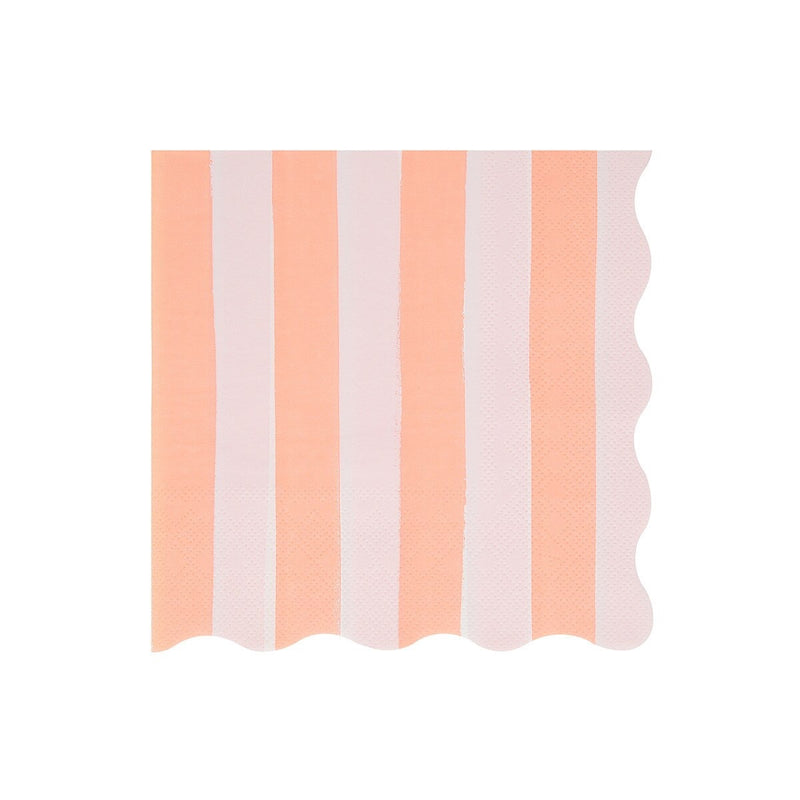 Pastel Stripe Large Napkins (x 16)