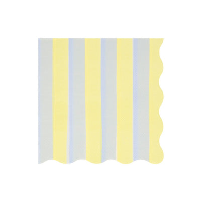 Pastel Stripe Large Napkins (x 16)