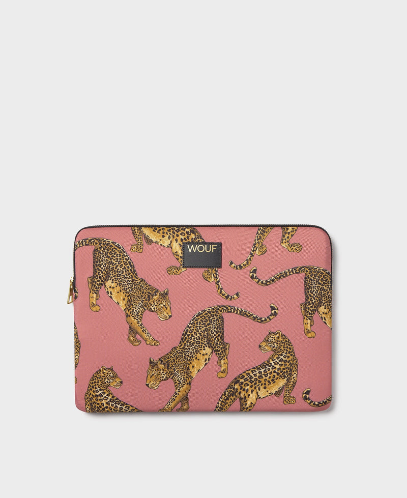 Blush Leopard Laptop Sleeve 13 & 14