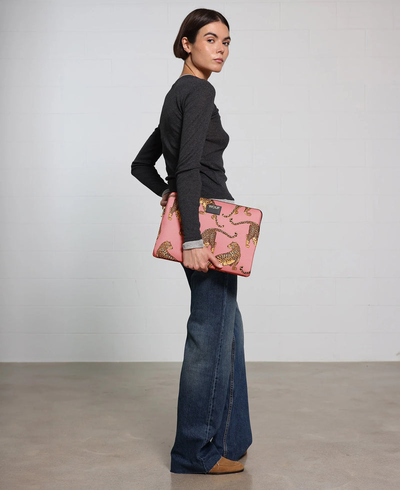 Blush Leopard Laptop Sleeve 13 & 14