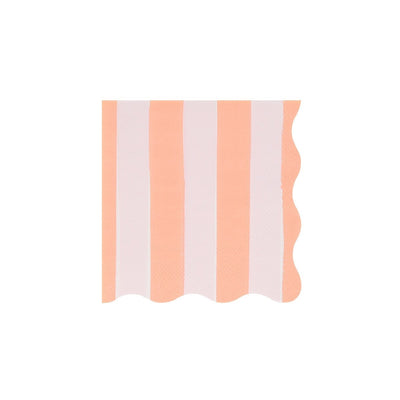Pastel Stripe Small Napkins (x 16)