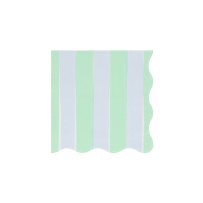 Pastel Stripe Small Napkins (x 16)