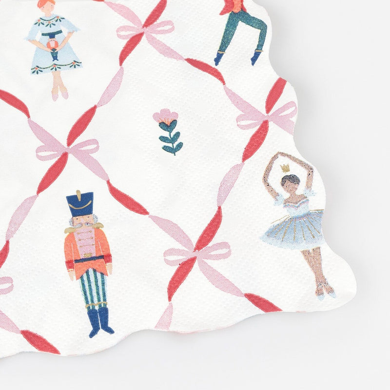 Nutcracker Ballet Large Napkins (x 16)