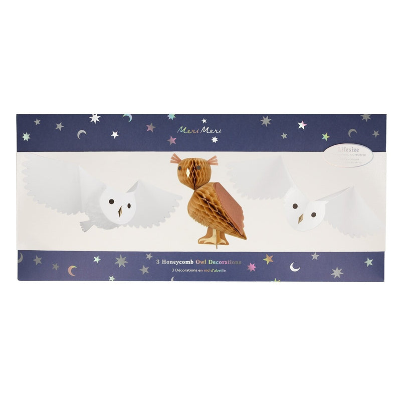 Honeycomb Owls (x 3)