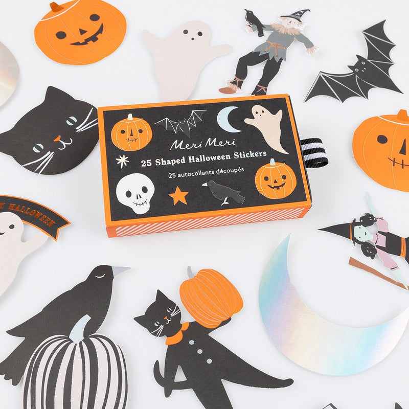 Halloween Shaped Stickers (x 25 stickers)