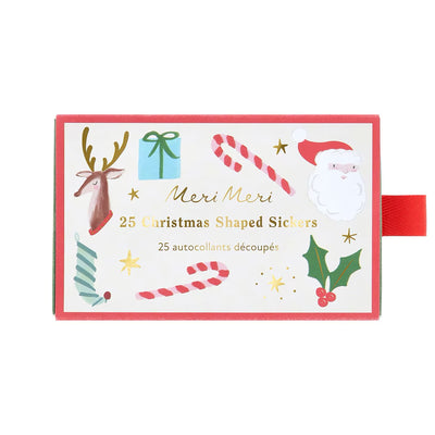 Christmas Shaped Stickers (x 25 stickers)