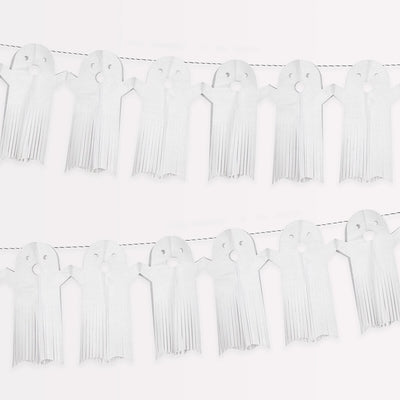 Large Tissue Paper Ghost Garland