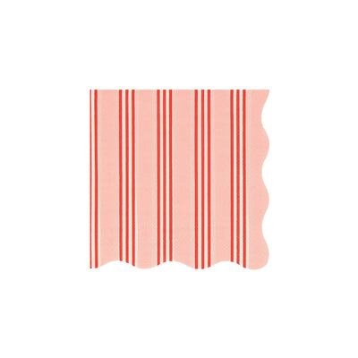 Festive Stripe Small Napkins (x 16)