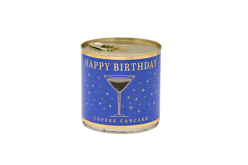 Cancake Happy Birthday blau Kaffee Coffee