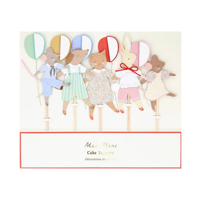 Animal Friends Cake Toppers (x 5)